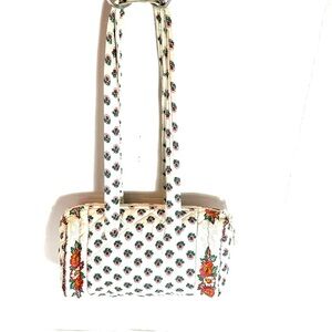 Quilted Floral Shoulder Bag Vintage Cottagecore Style Purse